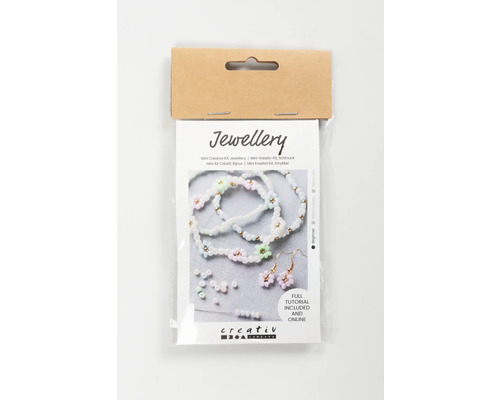 Mini kit créatif bijoux bracelets élastiques et boucles d'oreille