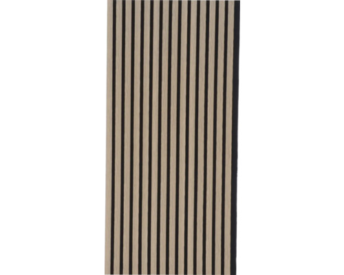 Panneau acoustique avec lamelles en bois pour l''absorption acoustique