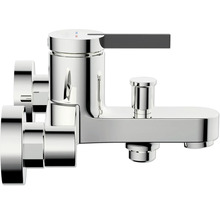 Mitigeur de baignoire chromé avec levier