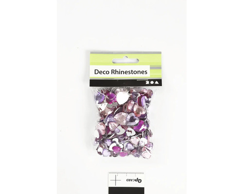 Packung Dekorative Strasssteine in Herzform