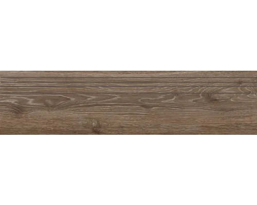 Carrelage de marches en grès cérame fin Count henna 29.5x120 cm Carrelage aspect bois