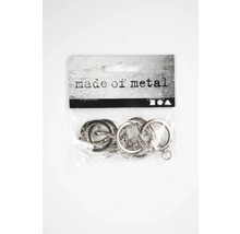 Packung mit mehreren Metallringen zum Basteln