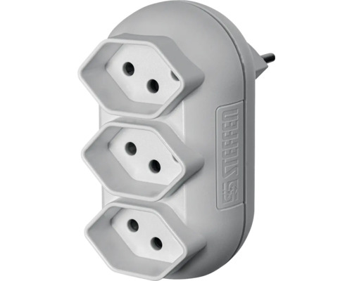 Mehrfachstecker STRONG 3xT13 weiss Steffen Mehrfachstecker mit drei Steckdosen