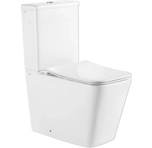 Stand-WC mit Spülkasten und WC-Sitz