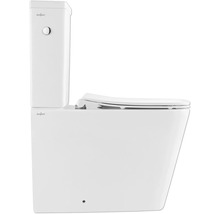 Stand-WC mit Spülkasten und WC-Sitz