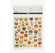 Packung mit Aufklebern mit verschiedenen Emoji-Motiven