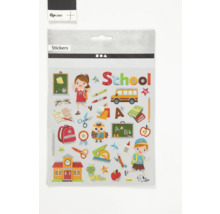 Schulaufkleber-Set mit Motiven zum Thema Schule