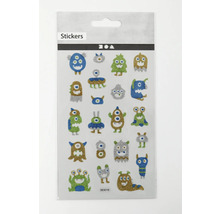 Packung Monsteraufkleber