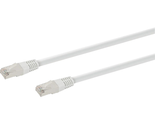 Câble LAN CAT.6 SFTP blanc 25 cm