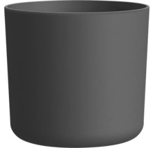 Pot de fleurs gris en plastique