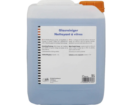 Nettoyant pour vitres en bidon de 5 litres pour un nettoyage sans traces