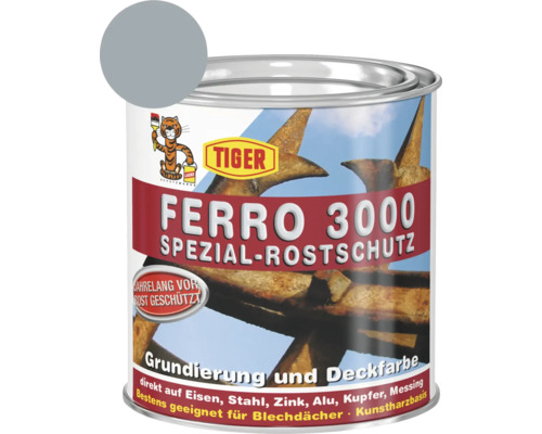 Tiger Ferro 3000 Spezial-Rostschutz Grundierung und Deckfarbe in Dose
