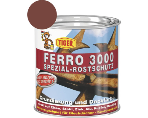 Tiger Ferro 3000 Spezial-Rostschutz Grundierung und Deckfarbe in Dose