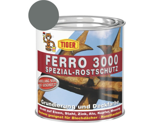 Tiger Ferro 3000 Spezial-Rostschutz Grundierung und Deckfarbe in Dose