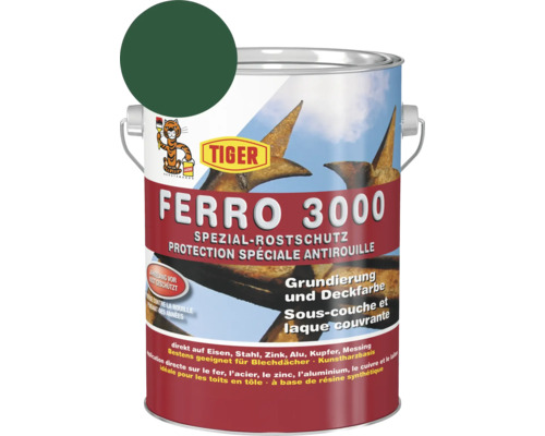 Tiger Ferro 3000 Spezial-Rostschutz Grundierung und Deckfarbe in Dose