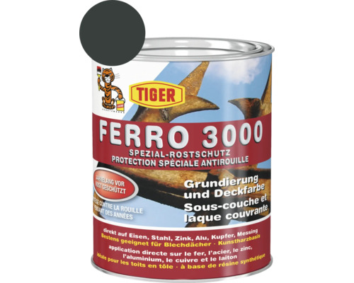 Tiger Ferro 3000 Spezial Rostschutz Grundierung und Deckfarbe in Dose