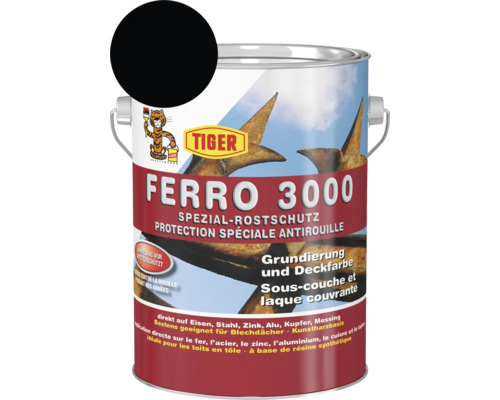 Tiger Ferro 3000 Spezial-Rostschutz Grundierung und Deckfarbe in einer Dose