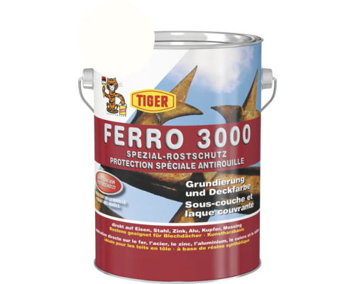 Tiger Ferro 3000 Spezial Rostschutz Grundierung und Deckfarbe in einem Farbbehälter