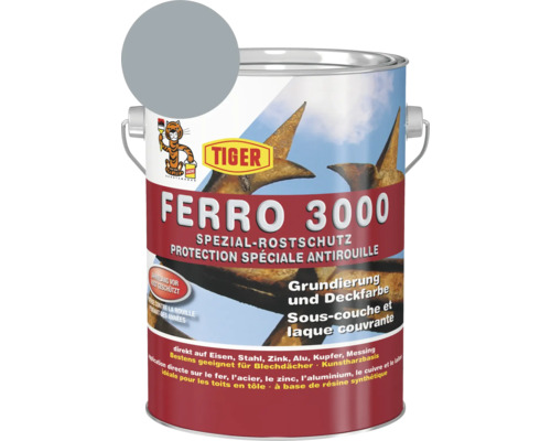 Tiger Ferro 3000 Spezial-Rostschutz Grundierung und Deckfarbe in Dose