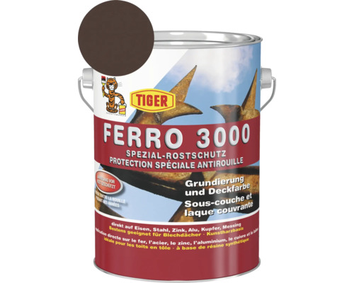 Tiger Ferro 3000 Rostschutzfarbe im Metalleimer