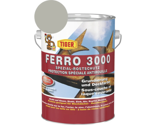 Tiger Ferro 3000 Spezial-Rostschutz Grundierung und Deckfarbe in Dose