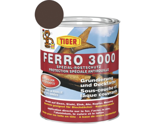 Tiger Ferro 3000 Spezial Rostschutz Grundierung und Deckfarbe Dose