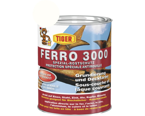 Tiger Ferro 3000 Spezial Rostschutz Grundierung und Deckfarbe für Metalle