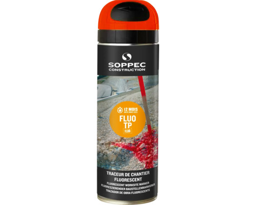 Spray de marquage Soppec Fluo TP orange 500 ml