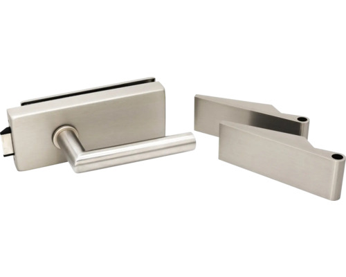 Serrure de porte en verre avec béquille