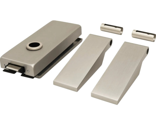 Kit de serrure de porte en verre pour montage