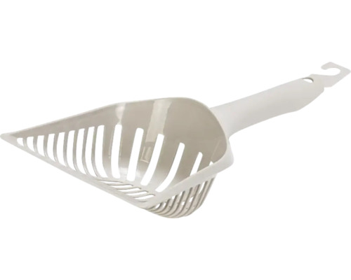 Pelle à litière en plastique avec dispositif de suspension