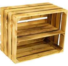 Holzkiste mit einem Fach