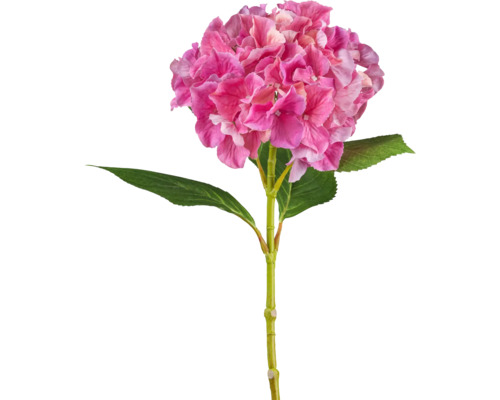 Plante artificielle Hortensia H 66 cm rose