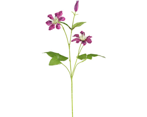 Kunstpflanze Clematis H 73 cm lila