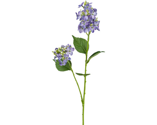 Plante artificielle hortensia sauvage H 66 cm lilas