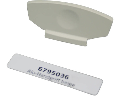 Poignée en aluminium beige