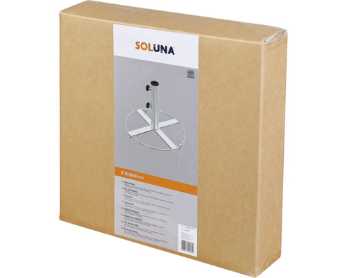 Support de parasol Soluna dans un carton