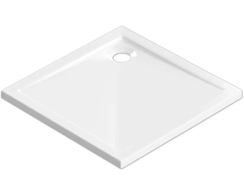 Duschwanne Jungborn Cinque 80 x 80 x 4.5 cm weiss glänzend