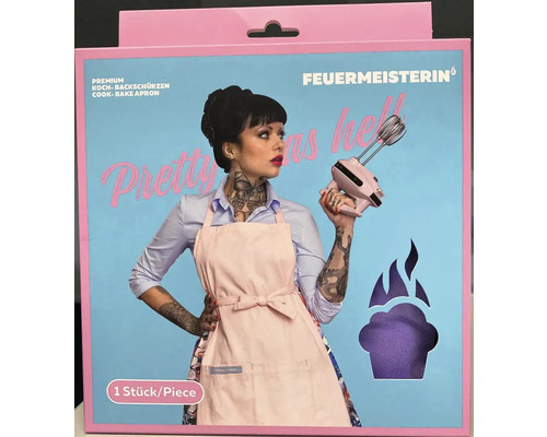 FeuerMeisterin Koch- und Backschürze in Verpackung