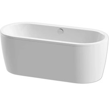 Baignoire îlot form&style SANSIBAR 75 x 160 cm blanc brillant
