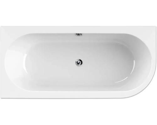 Baignoire ovale avec drain