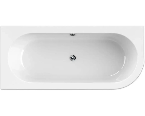 Vue de dessus d''une baignoire ovale