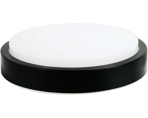 Plafonnier rond avec cadre noir