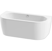 Baignoire ovale form&style SANSIBAR 75 x 160 cm blanc brillant