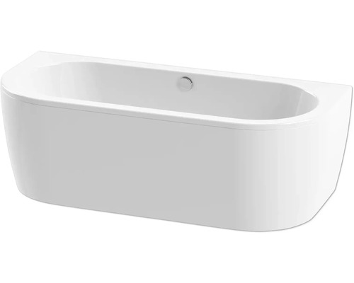 Ovale Badewanne form&style SANSIBAR 80 x 180 cm weiss glänzend Badewanne