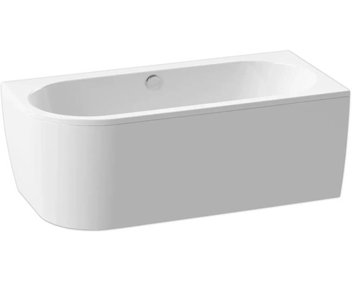 Badewanne form&style Slim 75 x 160 cm weiss glänzend 6061212