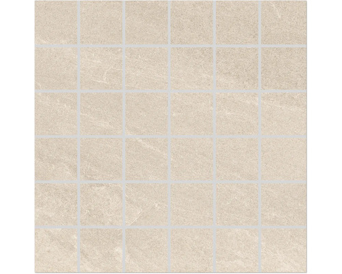 Mosaïque avec pierres carrées