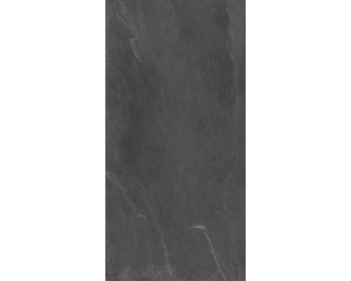 Carreau de sol en grès cérame gris foncé