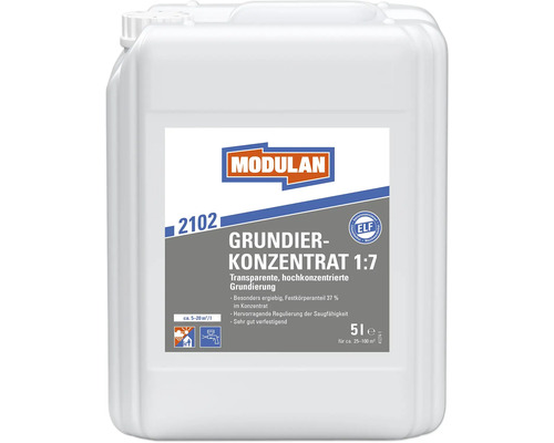 Apprêt concentré MODULAN 2102 1:7 transparent 5 l Concentré d''apprêt en bidon de 5 litres