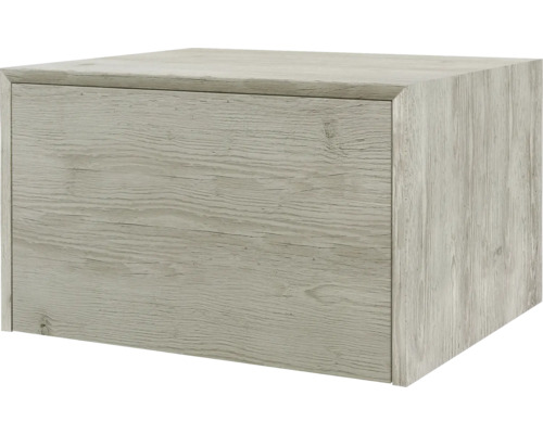 Kommode Baden Haus Tavolone BxHxT 50x30x43 cm gebleichte eiche Hängender Waschtischunterschrank mit Holzoptik